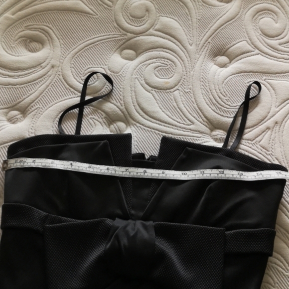 NWOT Midi black cocktail dress with bow - Picture 9 of 15